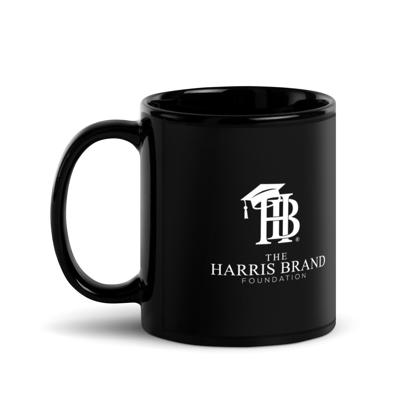 THBF Black Ceramic Mug "Never"