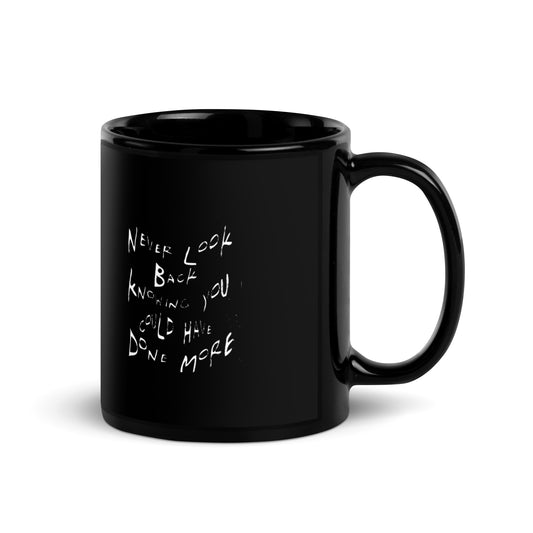THBF Black Ceramic Mug "Never"