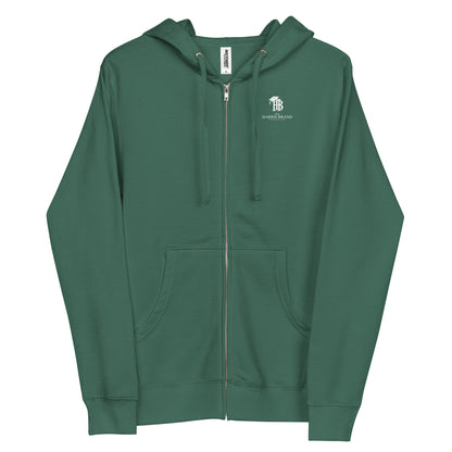 THBF Unisex Fleece Zip Up Hoodie